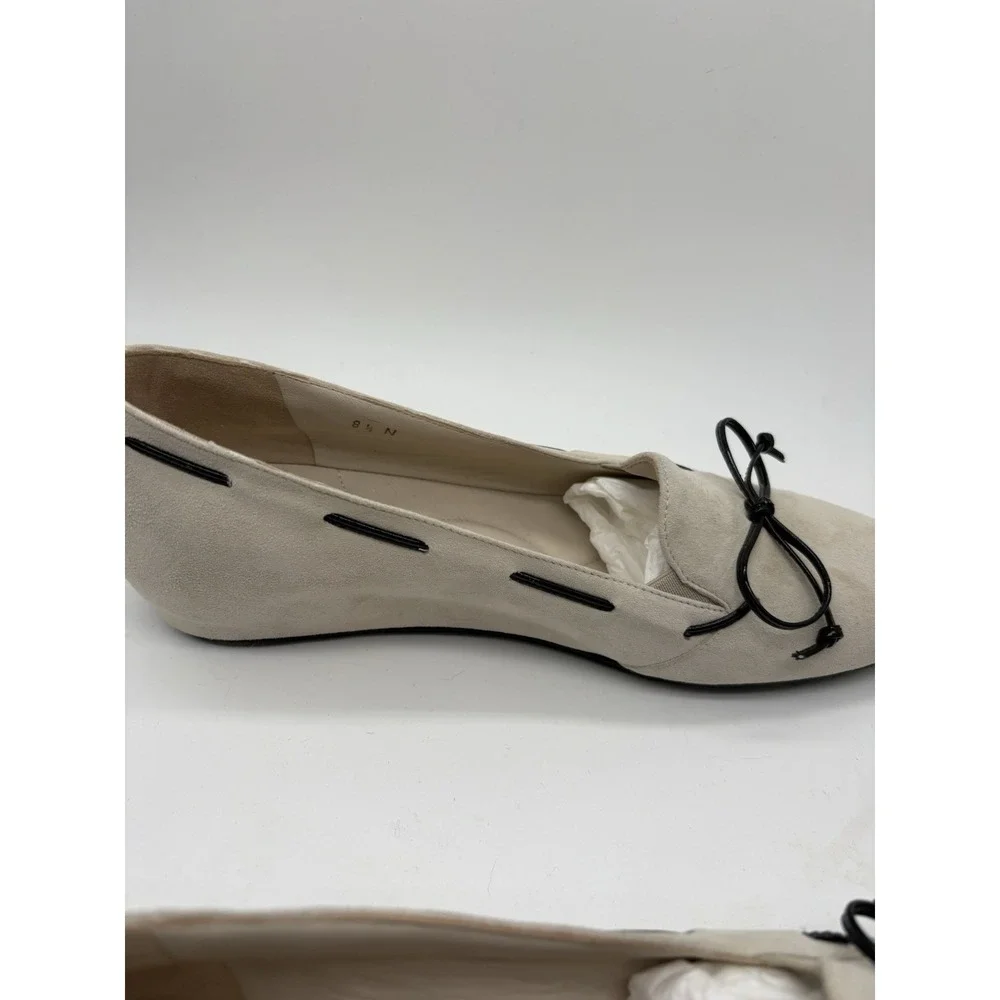 Amalfi‎ By Rangoni  Beige Suede Loafers, 8.5